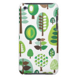 Árvores e capa de ipod retros verdes das plantas capas iPod barely there
