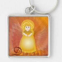 As asas do anjo impetuoso do amor do brilho de Div Chaveiro