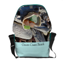 As bolsas mensageiro Seaglass da praia da costa do