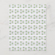 As colheres modelam, com Splat. verde Panfleto Personalizado