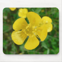 As flores aperfeiçoam a mouse pads do computador