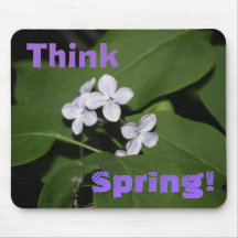 As flores do Lilac pensam o primavera Mousepad