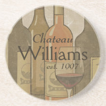 As garrafas de vinho do vintage personalizaram a p