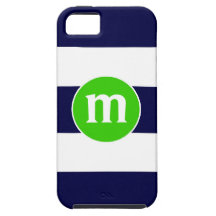 As listras náuticas formais personalizaram a caixa iPhone 5 capas