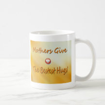 As mães dão os abraços os mais bestest! caneca