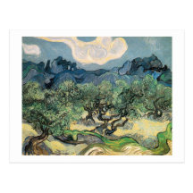 As oliveiras, Vincent van Gogh Cartao Postal