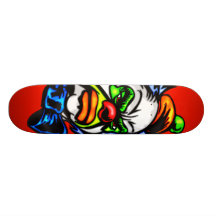 Assassinatos maus do palhaço skateboard