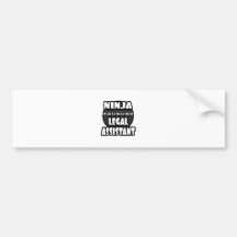Assistente legal de Ninja Adesivo