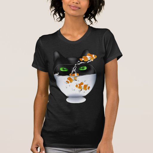 Ataque do petisco do gato t-shirt