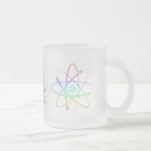 Átomo colorido - caneca