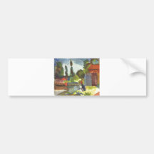 August Macke - pata de Islândia com árabe de assen Adesivo