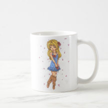 Aumentou uma menina do Anime Caneca