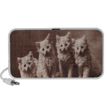 Auto-falante bonito do Doodle do gatinho Caixinha De Som Para Mp3