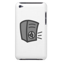 Auto-falante da música capas iPod touch Case-Mate