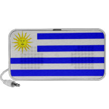 auto-falante do doodle da bandeira de país de Urug Caixinhas De Som Para iPhone