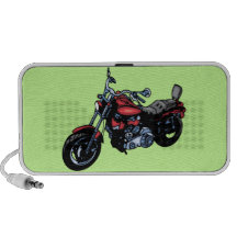 Auto-falante do Doodle da motocicleta Caixinha De Som Para Notebook