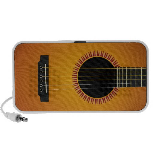 Auto-falante do Doodle da música da guitarra Caixinha De Som Para Laptop