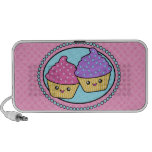 Auto-falante mega dos cupcakes de Kawaii BFF Caixinha De Som De Viagem