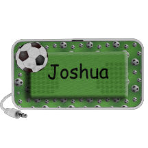 Auto-falante verde personalizado do Doodle da bola Caixinhas De Som Para Notebook