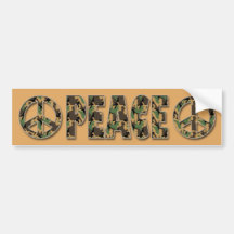 AUTOCOLANTE NO VIDRO TRASEIRO DA PAZ DA CAMUFLAGEM ADESIVOS