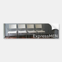 Autocolante no vidro traseiro de ExpressMEN Adesivo