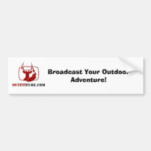 autocolante no vidro traseiro de OutfitTube.com Adesivos