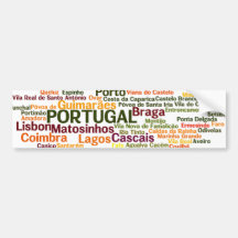 Autocolante no vidro traseiro de PORTUGAL Adesivos