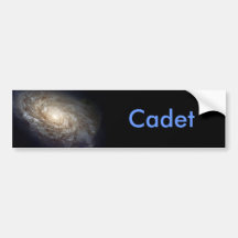 Autocolante no vidro traseiro do cadete do espaço adesivo