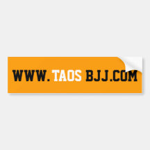 Autocolante no vidro traseiro do clube de Taos BJJ Adesivo