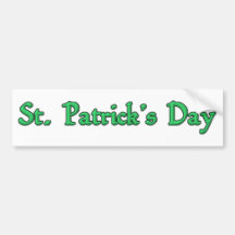 Autocolante no vidro traseiro do dia de St Patrick Adesivos