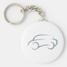 Automóvel no estilo do desenho da abanada chaveiro