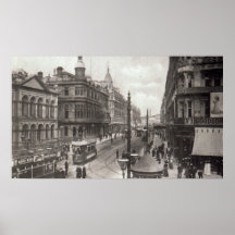 Avenida real, Belfast, c.1900 Poster