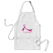 Avental cor-de-rosa da fita