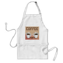 Avental do café