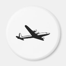 Avião do vintage imãs