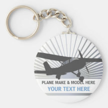 Aviões altos da asa chaveiro