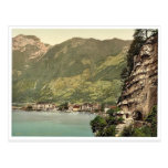 Axenstrasse, e Brunnen, lucerna do lago, Switzerla Cartoes Postais