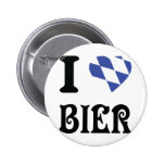 azul eu amo o ícone do Bier Boton