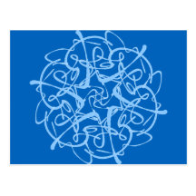Azul legal cartões postais