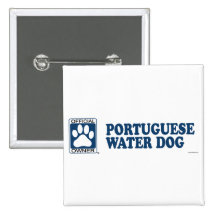 Azul português do cão de água botons