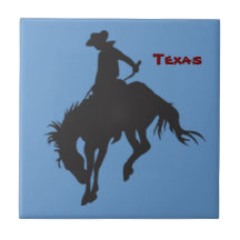 Azulejo Bucking do cavalo de Texas