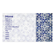 Azulejo Cartoes De Visitas