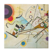 Azulejo da composição VIII de Kandinsky