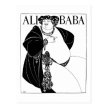 Babá de Ali, Aubrey Beardsley Cartão Postal