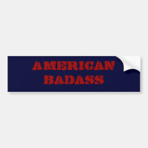 badass americanos adesivos