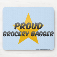 Bagger orgulhoso do mantimento mouse pad
