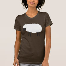 Bah, Bah, carneiro branco T-shirt