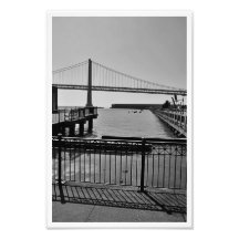 Baía construída uma ponte sobre foto artes