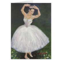 Bailarina Cartao