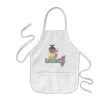 Bailarina - t-shirt e presentes amarelos aventais